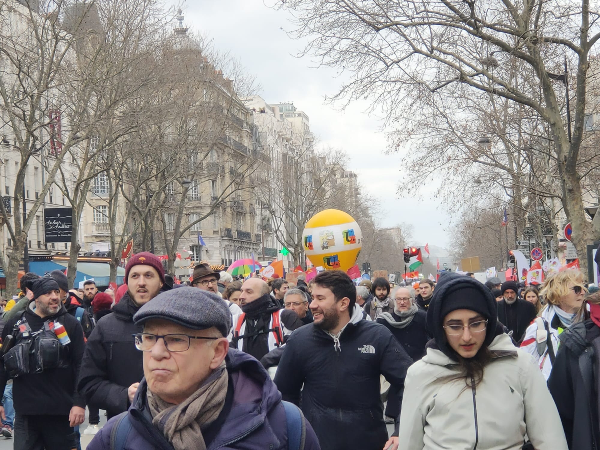 Photo Manifestation Dominique Grimarda du 7 mars 2023